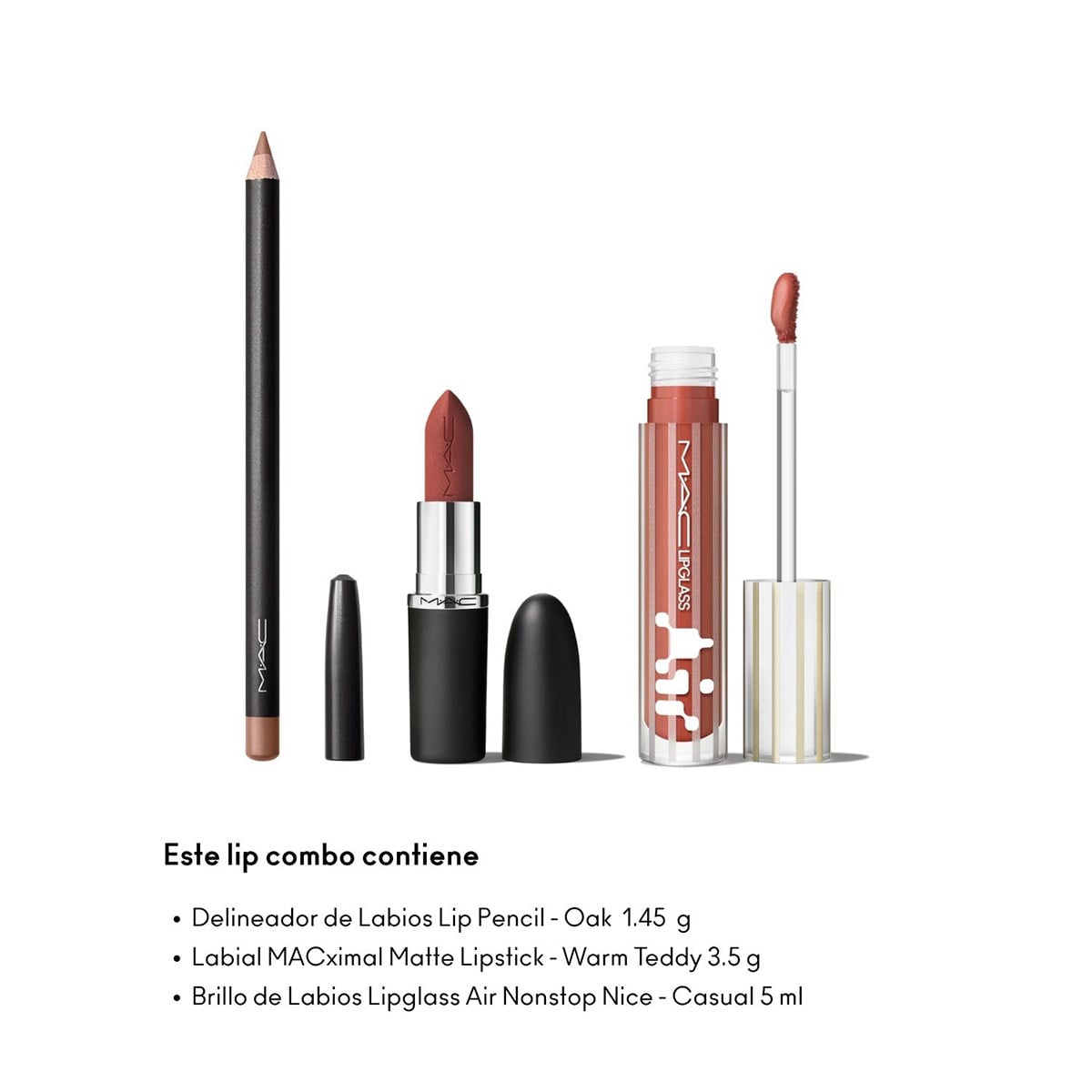 LIP COMBO MAC DEEP PEACH LIPS - 2