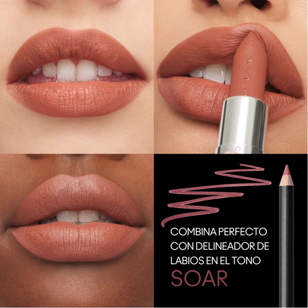 LIP COMBO MAC DEEP PEACH LIPS - 4