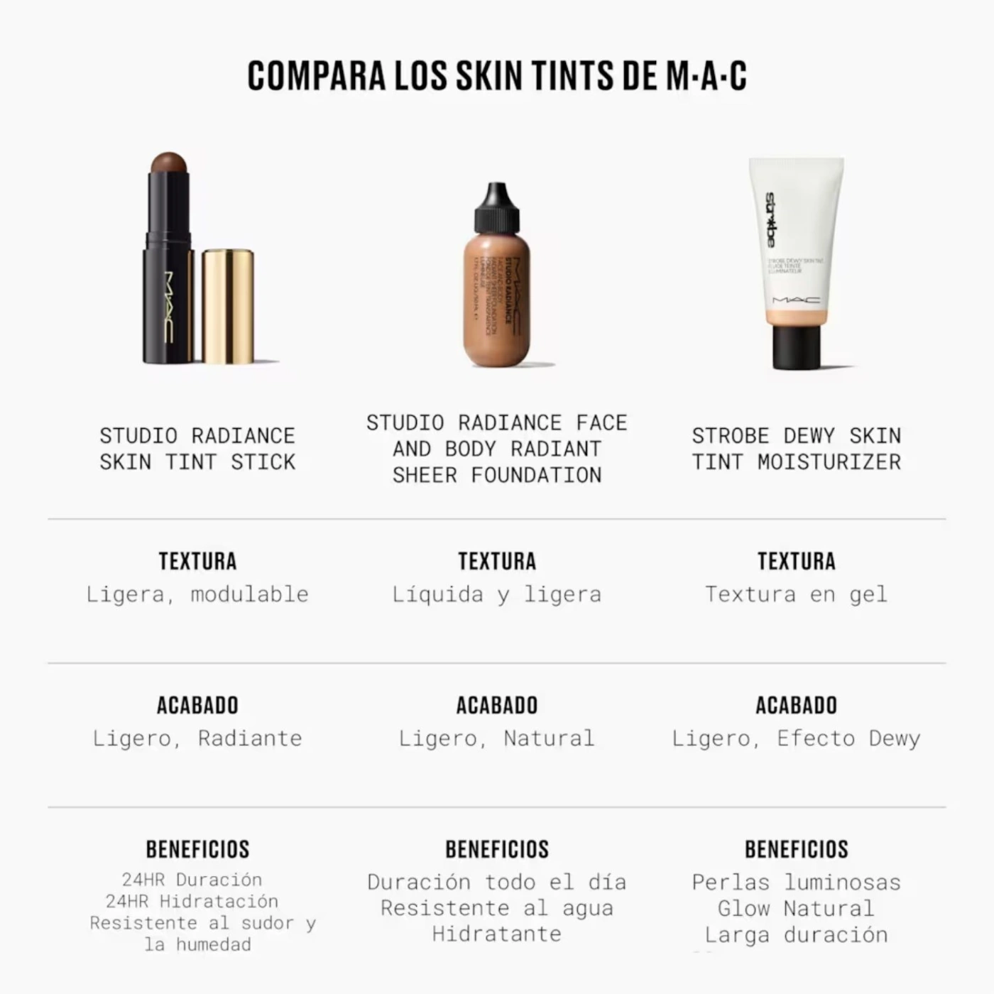 BASE MAC STUDIO RADIANCE SKIN TINT STICK TONO MEDIUM 3 - 6