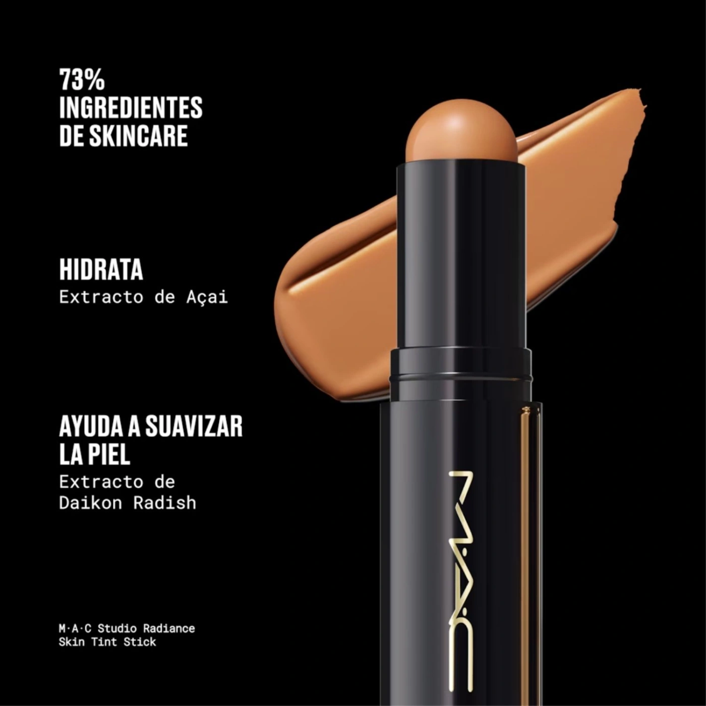 BASE MAC STUDIO RADIANCE SKIN TINT STICK TONO MEDIUM DEEP 1 - 4