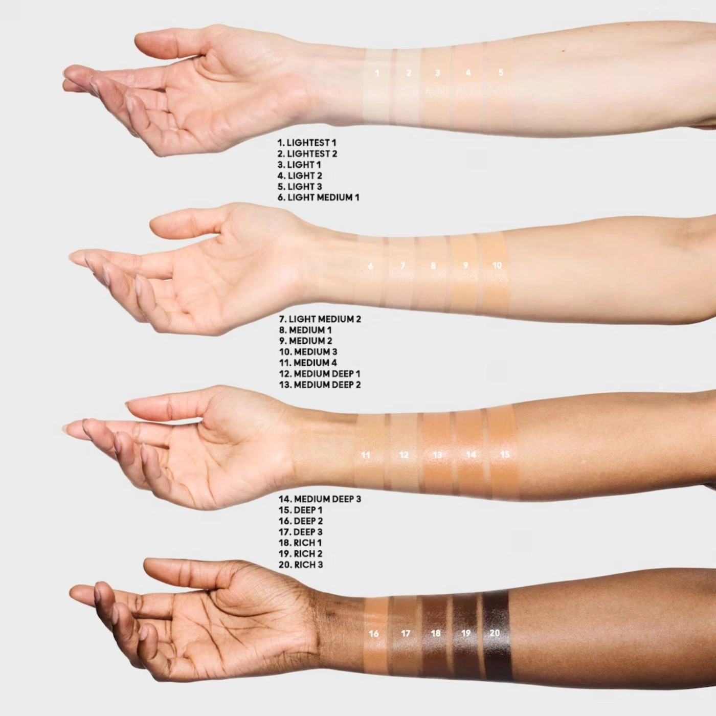 BASE MAC STUDIO RADIANCE SKIN TINT STICK TONO MEDIUM DEEP 3 - 5