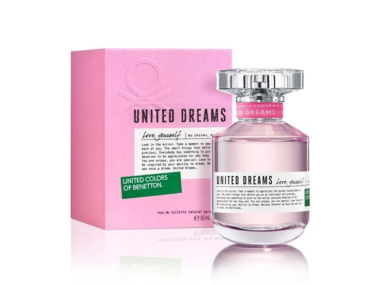 PERFUME BENETTON DREAMS LOVE YOURSELF MUJER EDT 80 ML - 1