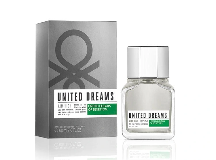 PERFUME BENETTON DREAMS AIM HIGH HOMBRE EDT 60 ML - 1