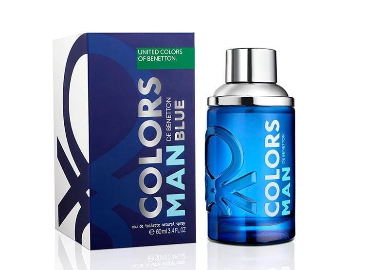 PERFUME BENETTON COLORS BLUE HOMBRE EDT 60 ML - 1