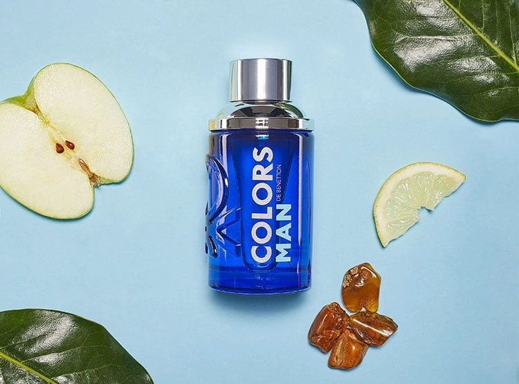 PERFUME BENETTON COLORS BLUE HOMBRE EDT 60 ML - 4
