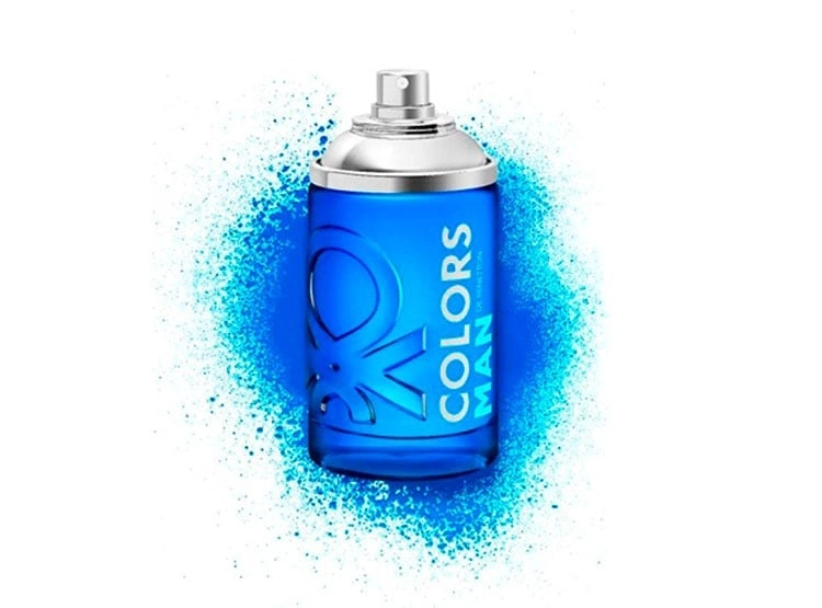 PERFUME BENETTON COLORS BLUE HOMBRE EDT 60 ML - 5