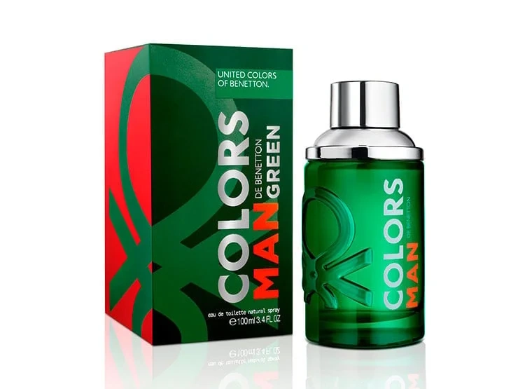 PERFUME BENETTON COLORS GREEN HOMBRE EDT 100 ML - 1