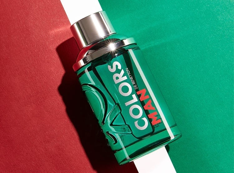 PERFUME BENETTON COLORS GREEN HOMBRE EDT 100 ML - 3
