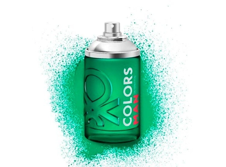 PERFUME BENETTON COLORS GREEN HOMBRE EDT 100 ML - 5