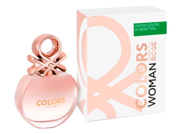 PERFUME BENETTON COLORS ROSE MUJER EDT 80 ML - 1