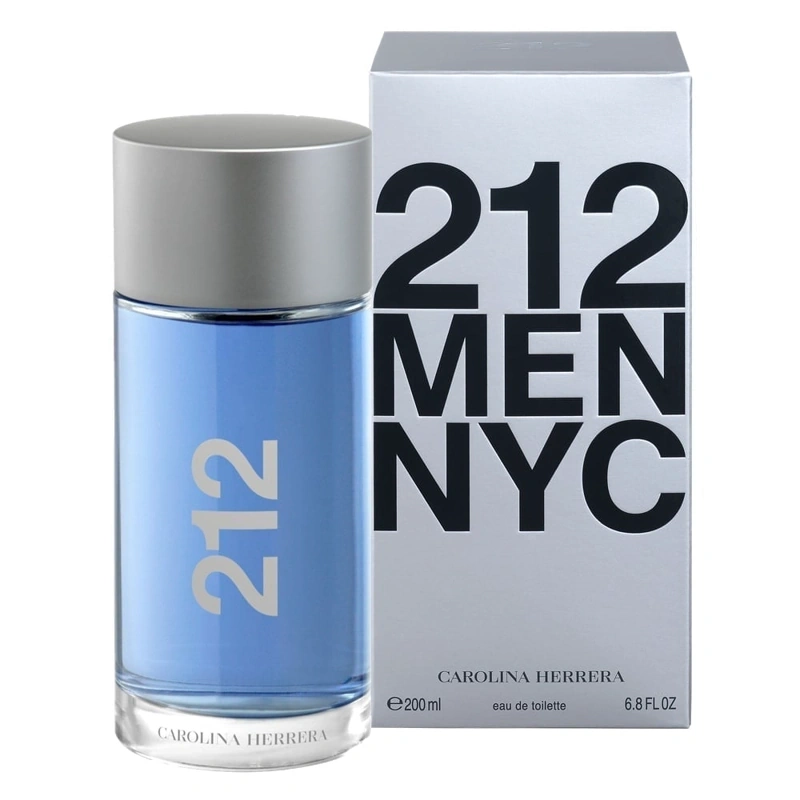 PERFUME CAROLINA HERRERA 212 NYC MEN 200 ML HOMBRE EDT - 1