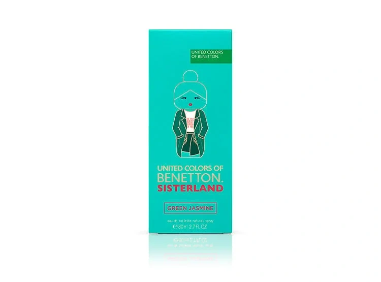 PERFUME BENETTON SISTERLAND GREEN JASMINE MUJER EDT 80 ML - 3