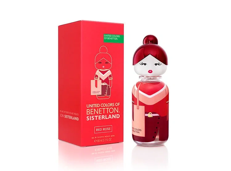 PERFUME BENETTON SISTERLAND RED ROSE MUJER EDT 80 ML - 1