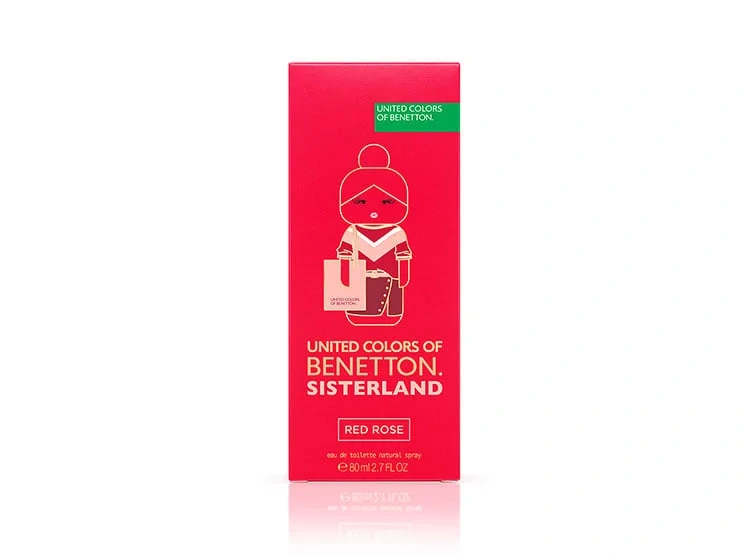 PERFUME BENETTON SISTERLAND RED ROSE MUJER EDT 80 ML - 3