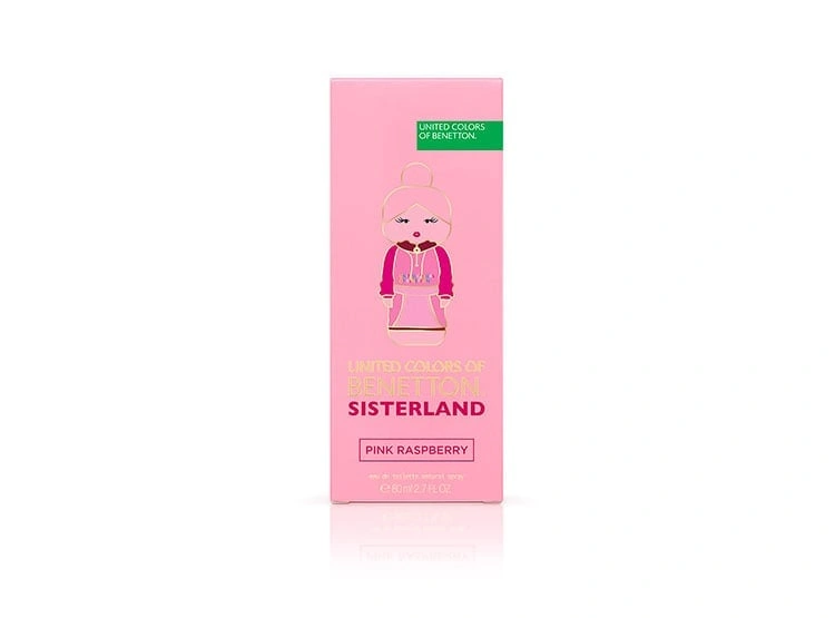 PERFUME BENETTON SISTERLAND PINK RASPBERRY MUJER EDT 80 ML - 3