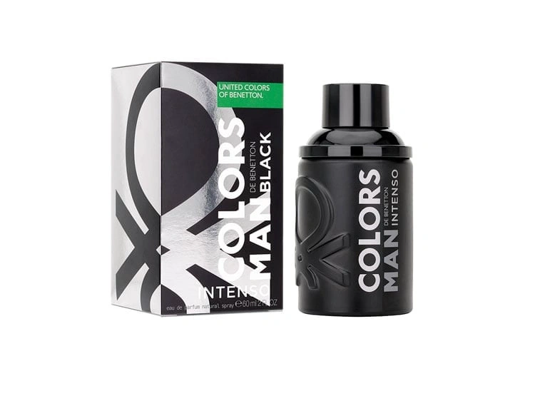 PERFUME BENETTON BLACK INTENSO HOMBRE EDP 60 ML - 1