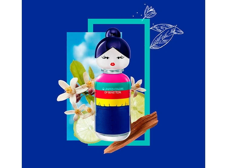 PERFUME BENETTON SISTERLAND BLUE NEROLI MUJER EDT 80 ML - 4