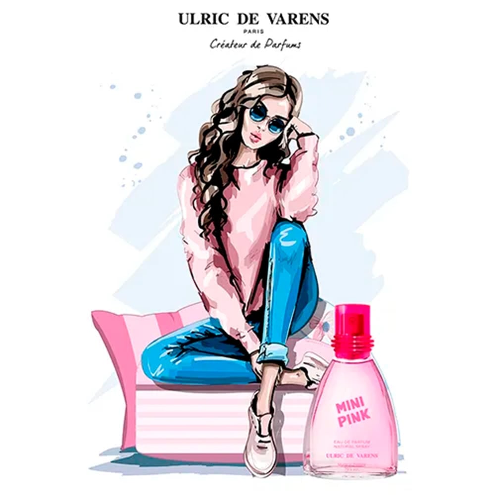 PERFUME ULRIC DE VARENS MINI PINK MUJER EAU DE PARFUM 25 ML - 2