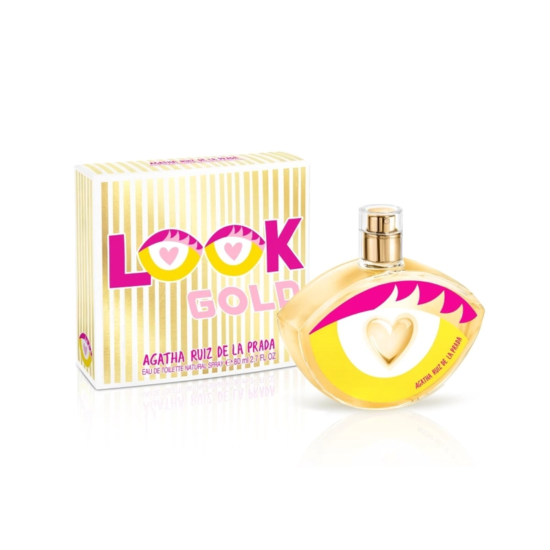 PERFUME AGATHA RUIZ DE LA PRADA LOOK GOLD MUJER EDT 80 ML - 1