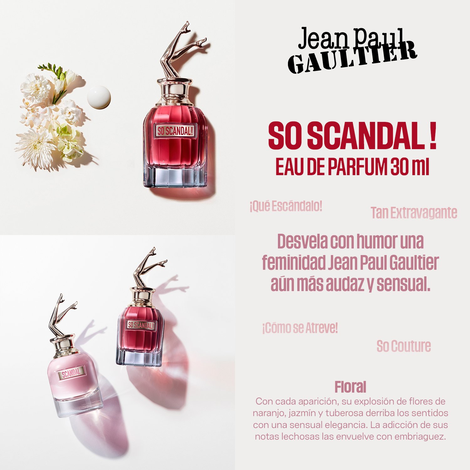 Parfum Jean Paul Gaultier Scandal Le Parfum - 30 Ml - Neuf Sous Blister - Senteur Florale