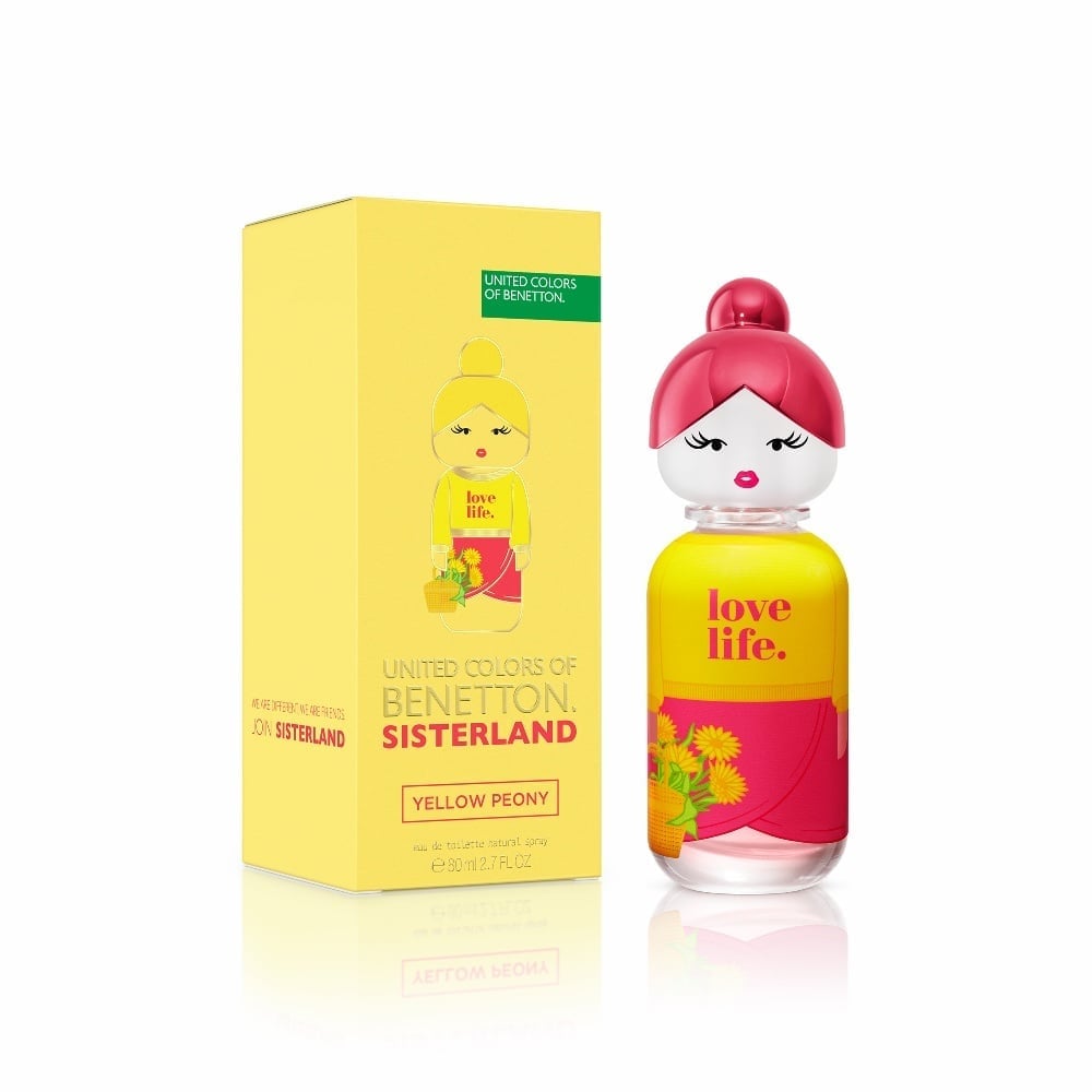 PERFUME BENETTON SISTERLAND YELLOW YELLOW PEONY MUJER EDT 80 ML - 1