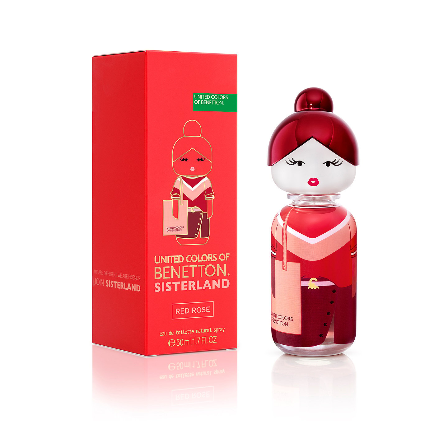 PERFUME BENETTON SISTERLAND RED ROSE EDT MUJER 50 ML - 1