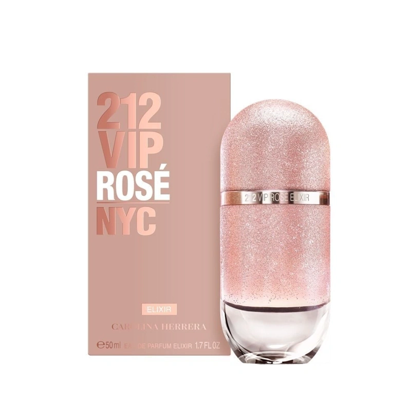 PERFUME CAROLINA HERRERA 212 VIP ROSE ELIXIR MUJER EDP 50ML - 1