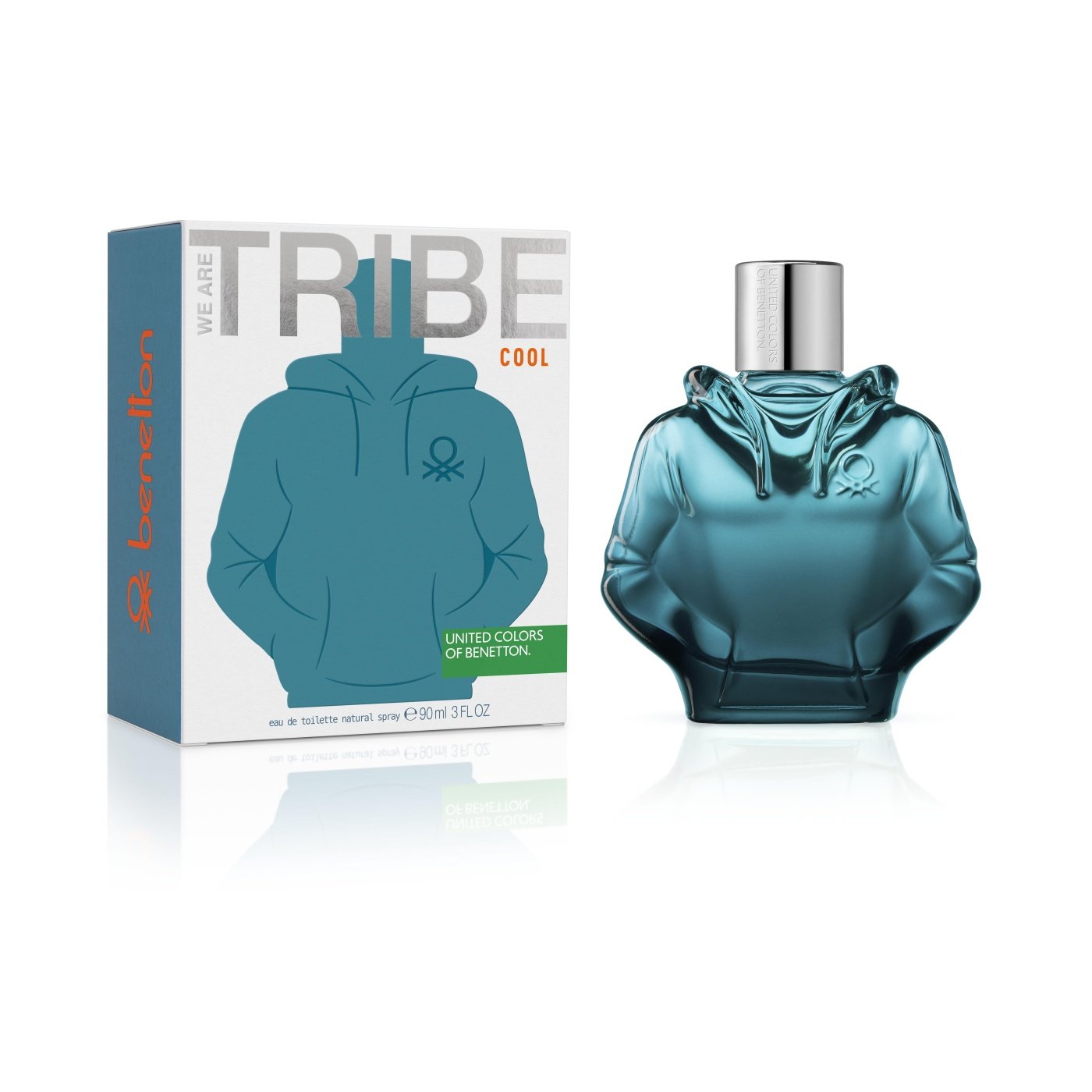 PERFUME BENETTON TRIBE COOL HOMBRE EDT 90 ML - 1