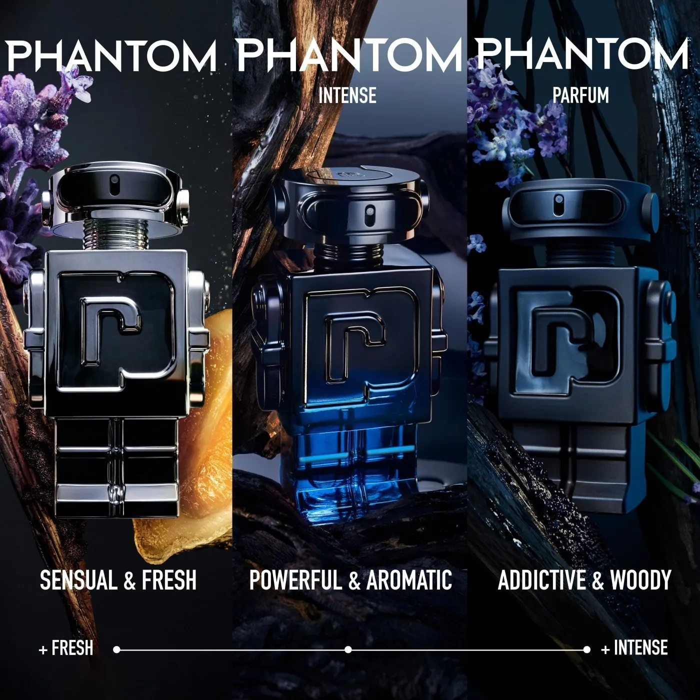 PERFUME RABANNE PHANTOM INTENSE HOMBRE EDP 100 ML - 4