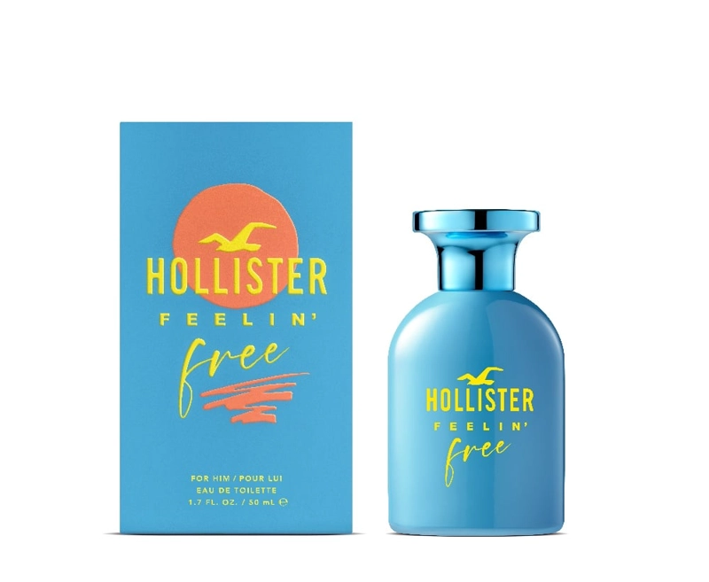 PERFUME HOLLISTER FEELING' FREE HOMBRE EDT 50ML - 3