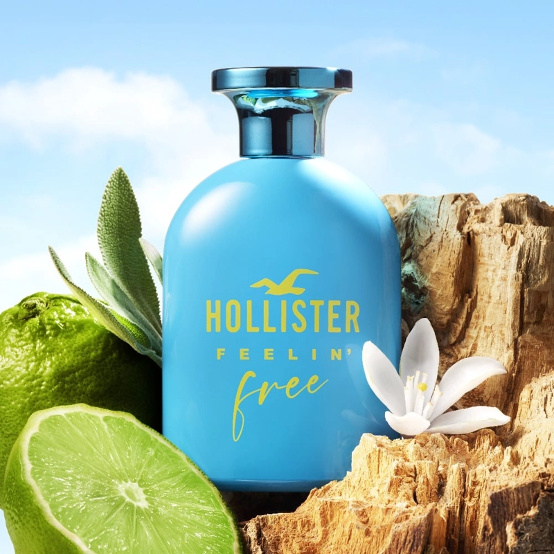 PERFUME HOLLISTER FEELING' FREE HOMBRE EDT 50ML - 6