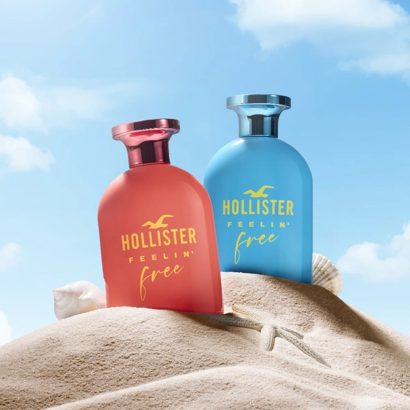 PERFUME HOLLISTER FEELING' FREE MUJER EDT 50ML - 5