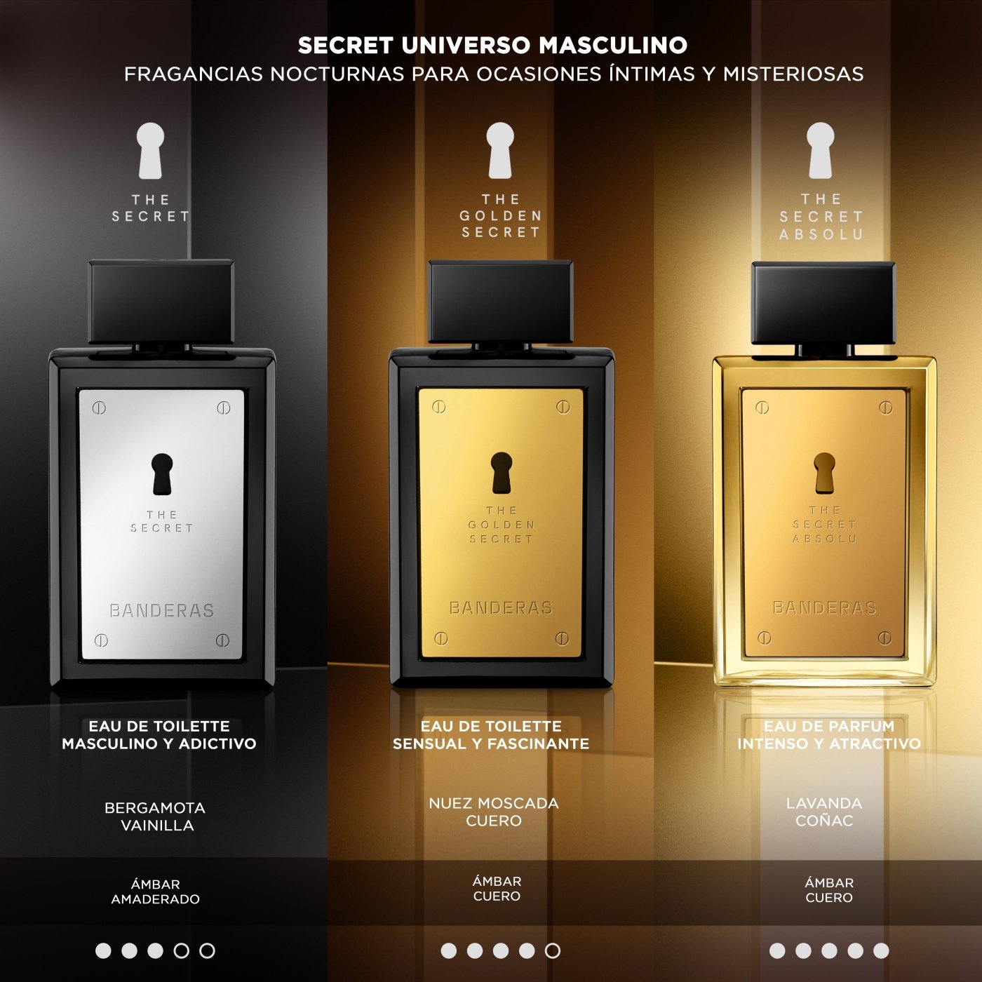 PERFUME BANDERAS THE SECRET ABSOLU HOMBRE EDP 100ML - 5
