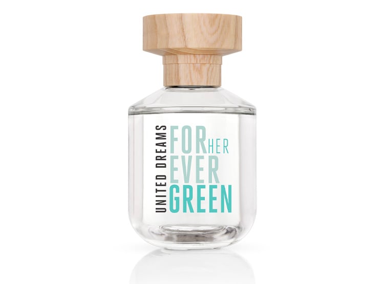 PERFUME BENETTON UNITED DREAMS FOREVER GREEN HER MUJER EDT 80 ML - 1