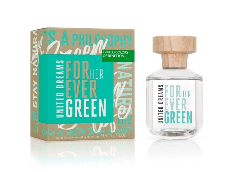 PERFUME BENETTON UNITED DREAMS FOREVER GREEN HER MUJER EDT 80 ML - 4