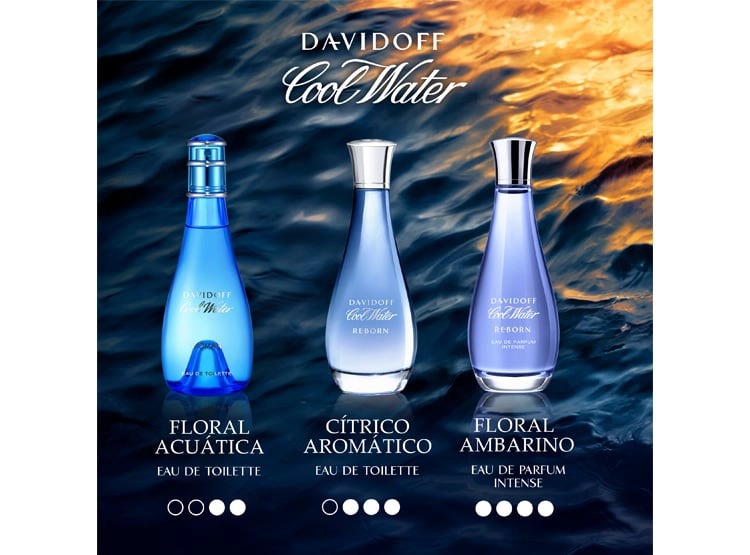 PERFUME DAVIDOFF COOL WATER REBORN INTENSE MUJER EDP 100 ML - 4