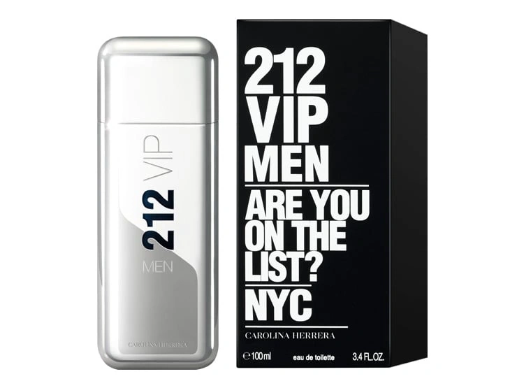 PERFUME CAROLINA HERRERA 212 VIP MEN HOMBRE EDT 100 ML - 1