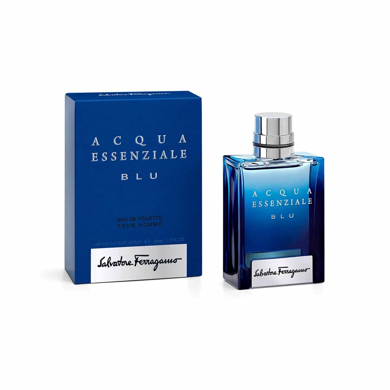 PERFUME SALVATORE FERRAGAMO ACQUA ESSENZIALE BLU HOMBRE EAU DE TOILETTE 50 ML - 1