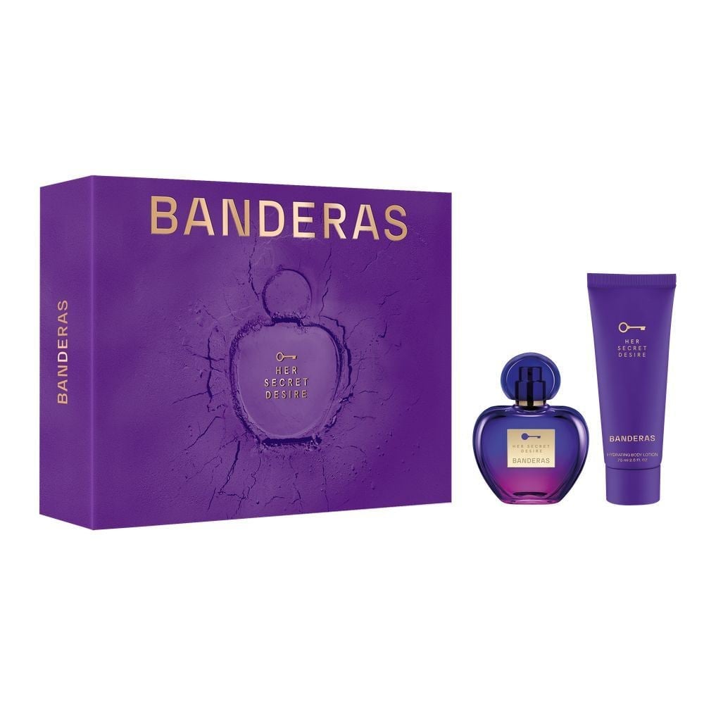 PERFUME BANDERAS HER SECRET DESIRE EDT 50ML +BL75ML - 1