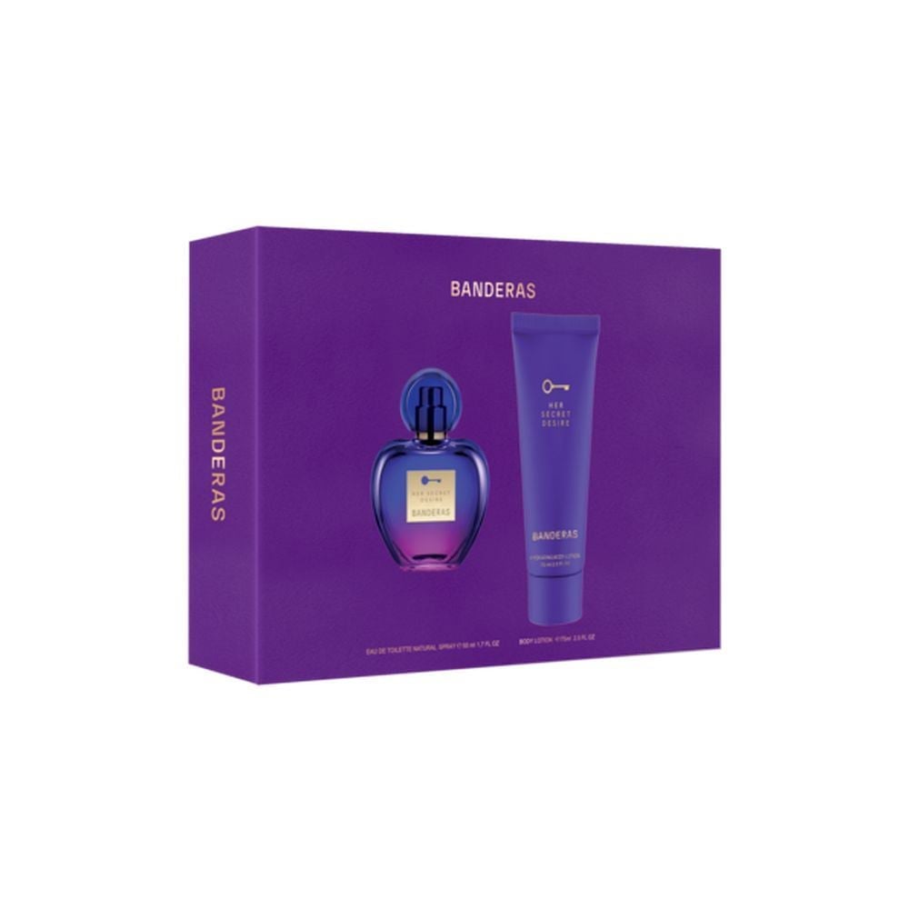 PERFUME BANDERAS HER SECRET DESIRE EDT 50ML +BL75ML - 2