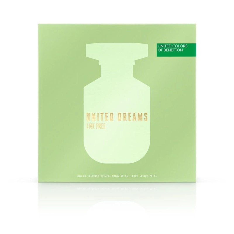 BENETTON UNITED DREAMS LIVE FREE MUJER EDT 80ML+BL 75ML - 3