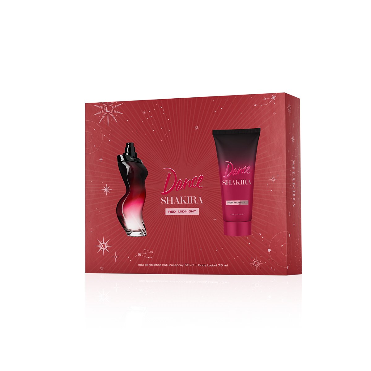 PERFUME SHAKIRA DANCE RED MIDNIGHT MUJER EDT 50ML + LOCIÓN CORPORAL 75 ML - 3
