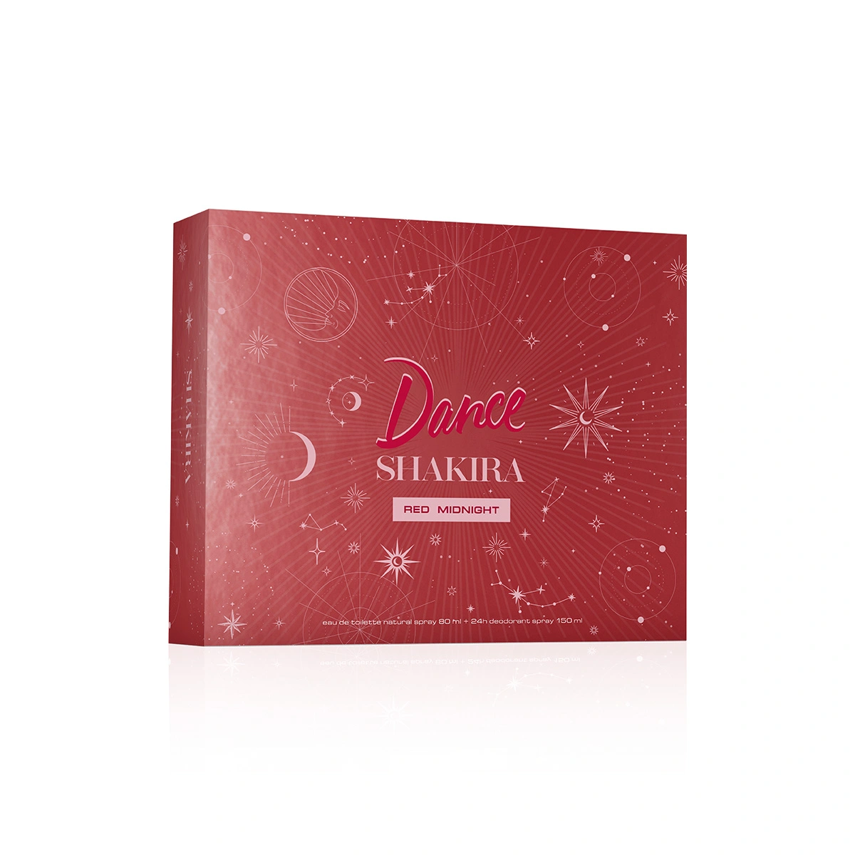 PERFUME SHAKIRA DANCE RED MIDNIGHT MUJER EDT 80 ML + DESODORANTE 150 ML - 2