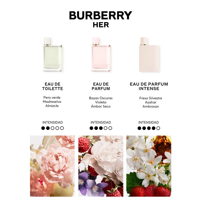 PERFUME BURBERRY HER MUJER EDP INTENSE 100 ML - 6