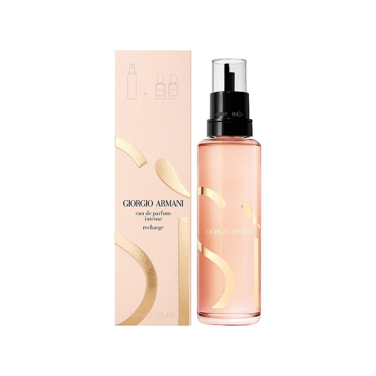 PERFUME GIORGIO ARMANI SI MUJER EDP INTENSE REFILLABLE 100 ML - 2
