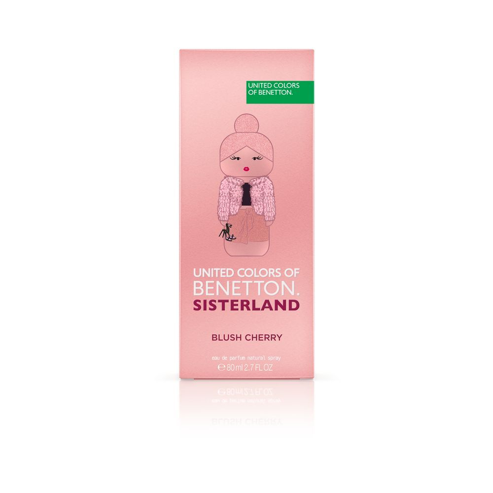 PERFUME BENETTON SISTERLAND BLUSH CHERRY EDP 80ML - 3