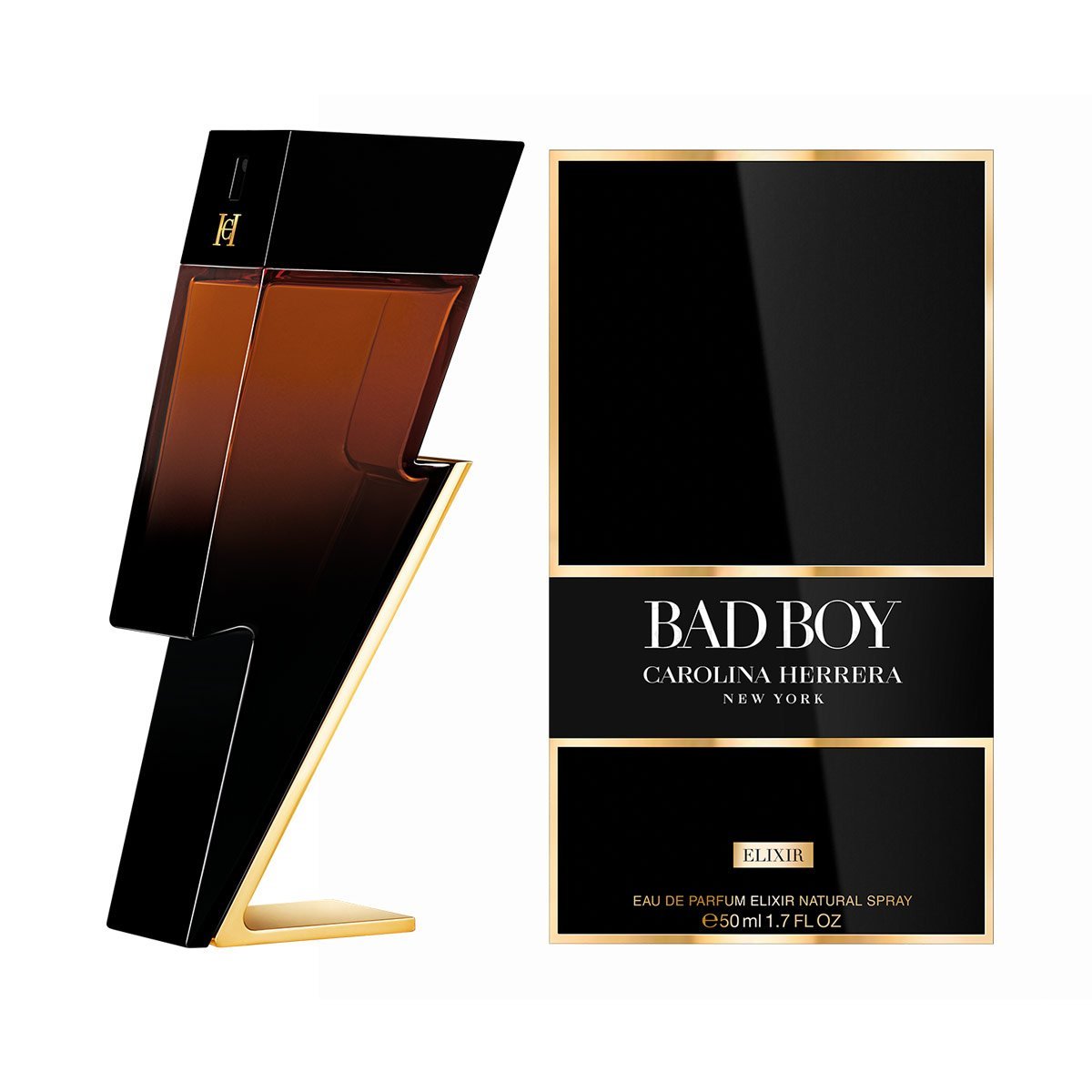 PERFUME CAROLINA HERRERA BAD BOY ELIXIR HOMBRE EDP 50 ML - 1
