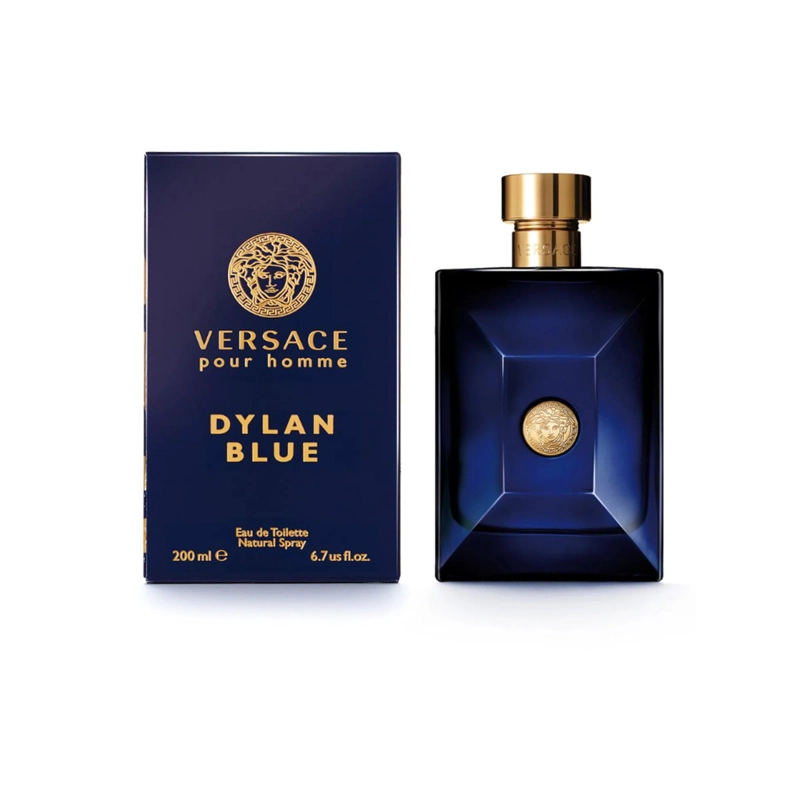 PERFUME VERSACE DYLAN BLUE HOMBRE EDT 200 ML - 2