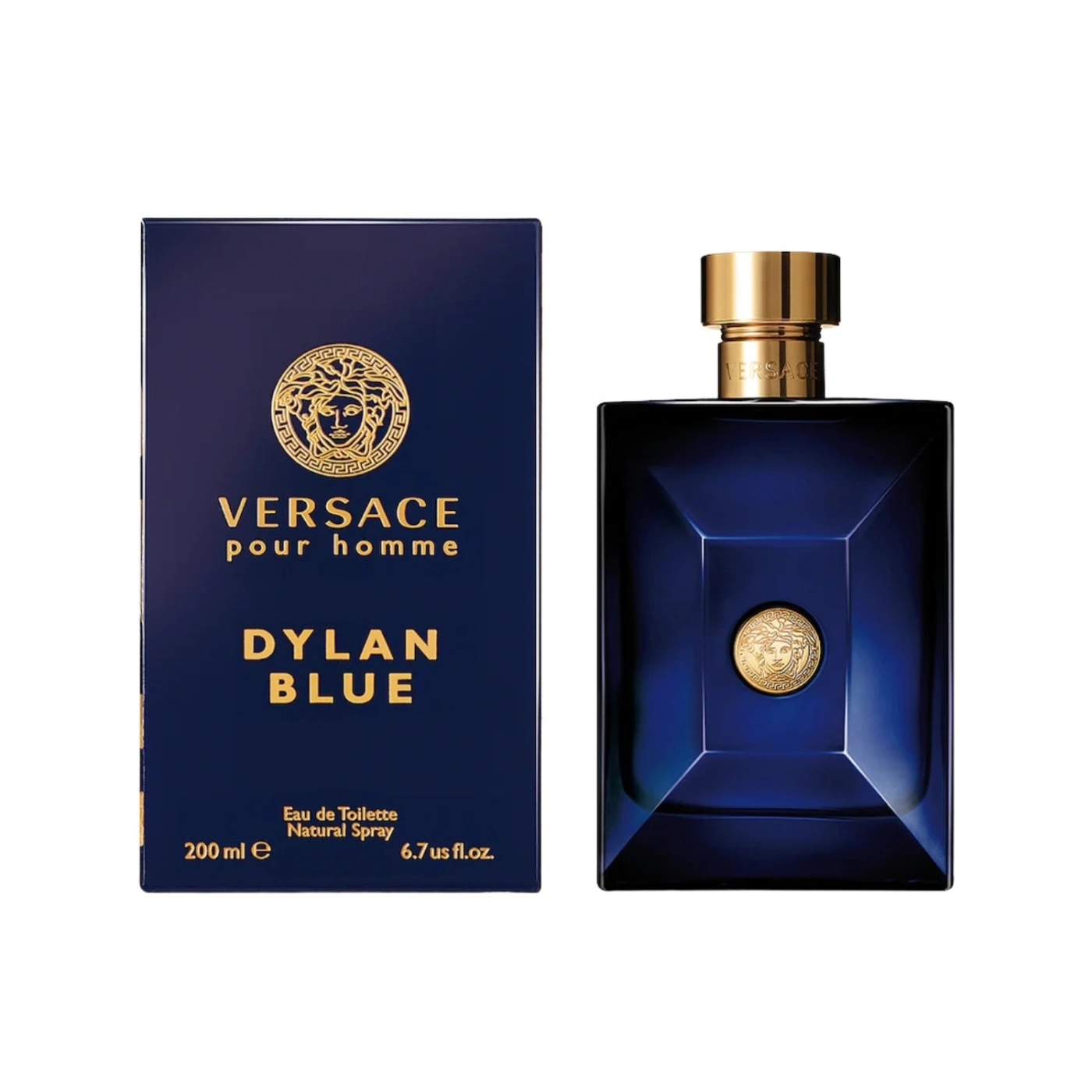 PERFUME VERSACE DYLAN BLUE HOMBRE EDT 200 ML - 2
