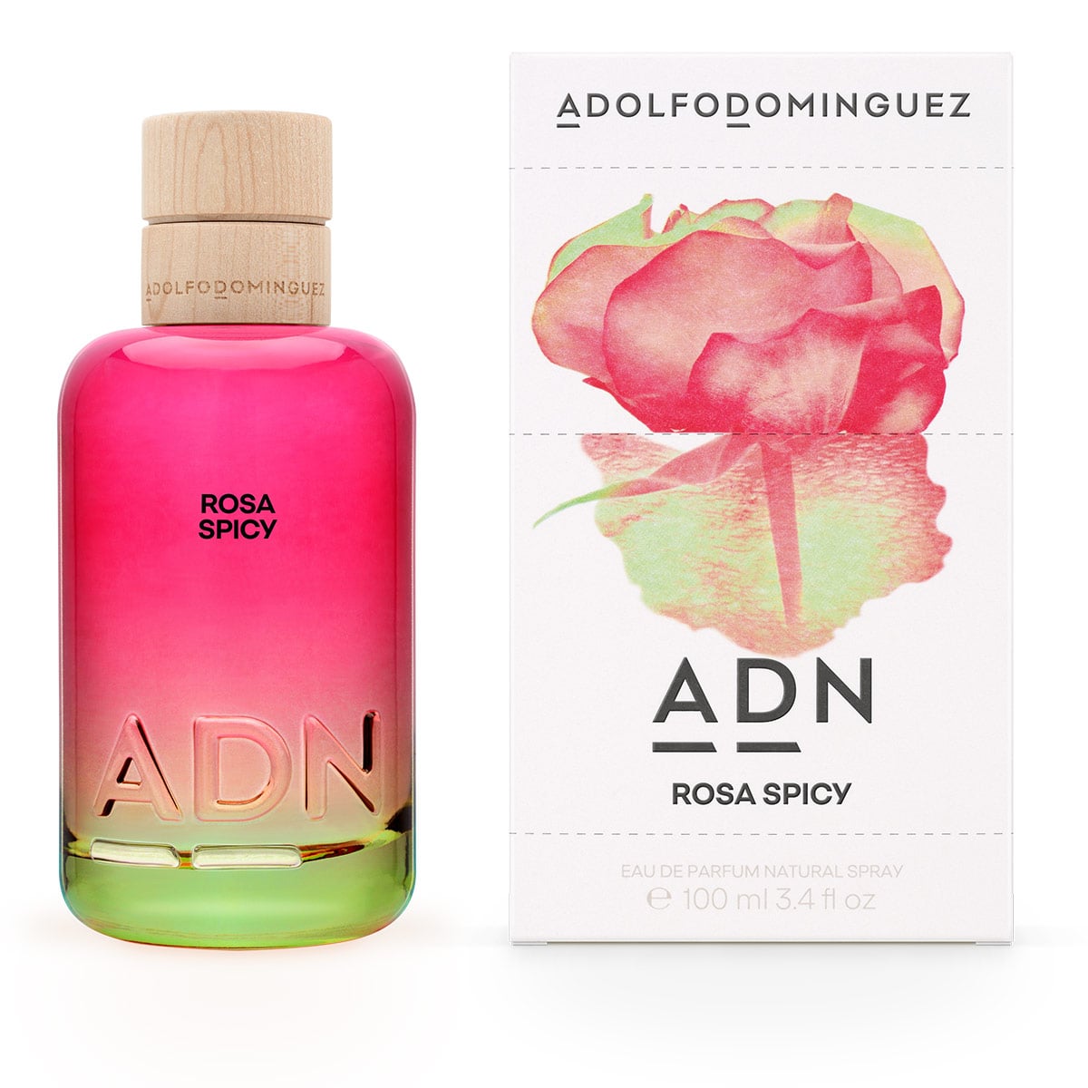 PERFUME ADOLFO DOMINGUEZ ADN ROSA SPICY UNISEX EDP 100 ML - 1
